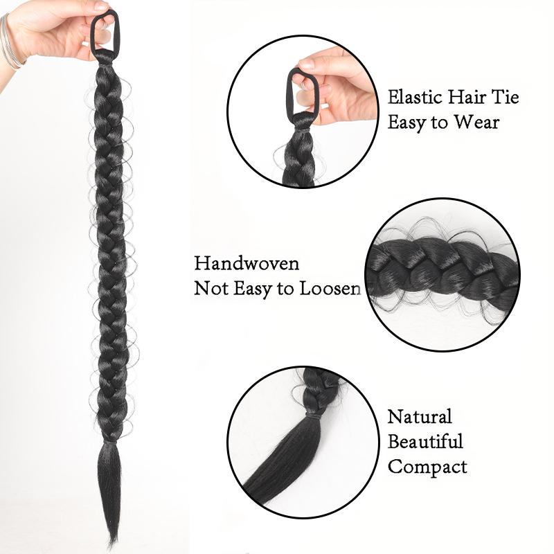 Peruka warkocz dziewczyna kucyk warkocz smażone ciasto twists długi warkocz kucyk peruka