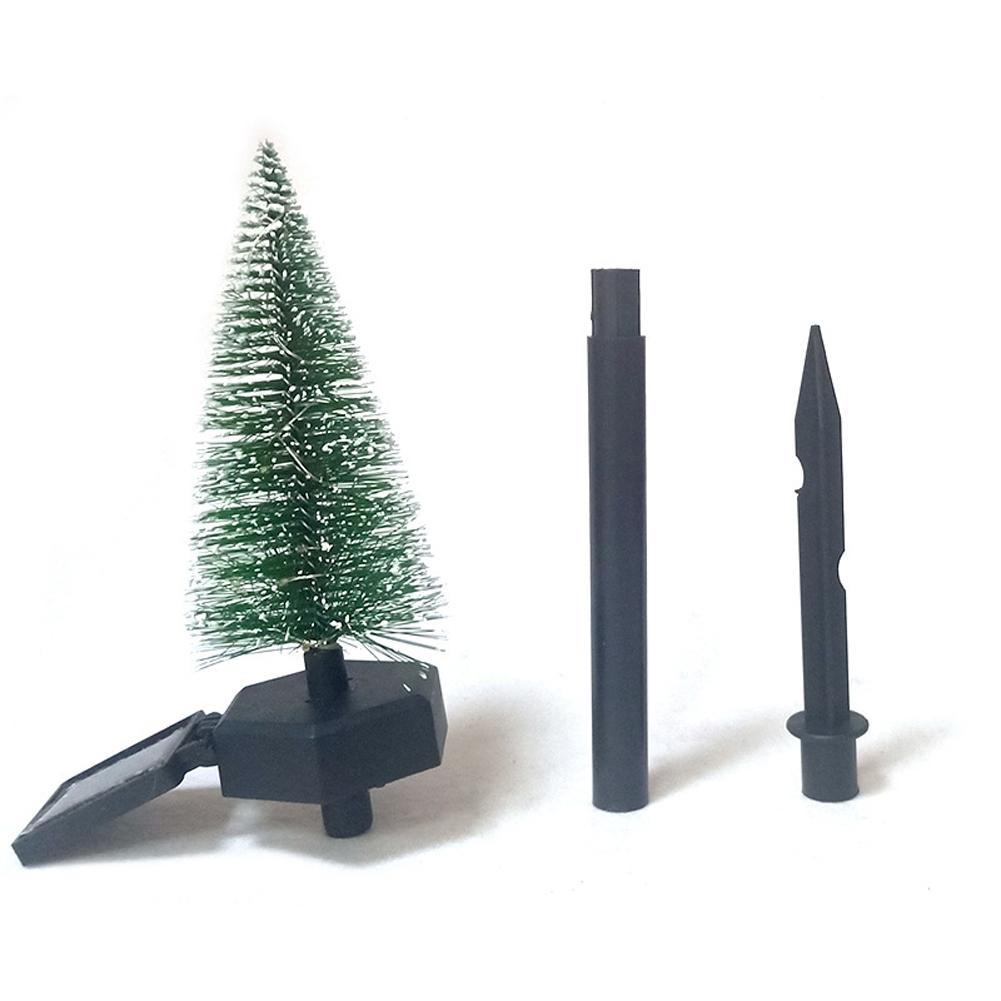 Solar Garden Lights Outdoor, Christmas Tree Solar Garden Lamp Solar LED Spike Lights Ground Lights for Home Garden