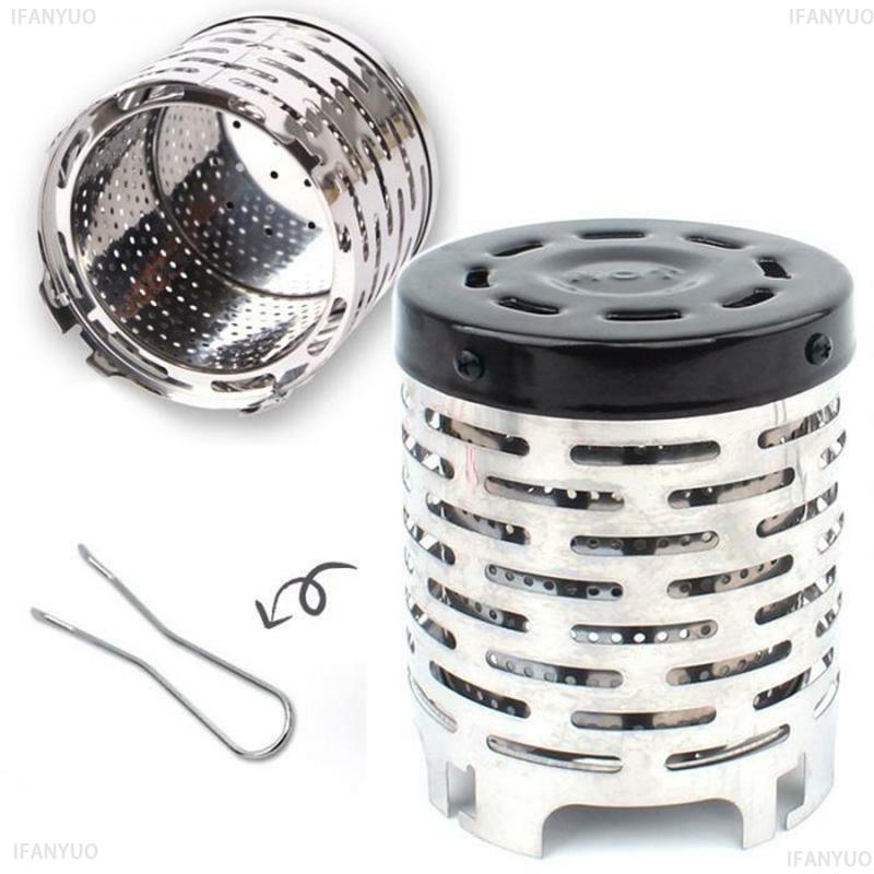 New Stainless Steel Heating Cover Outdoor Camping Heating Stove Infrared Heater Camping Baking Stove Cassette Baking Stove