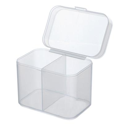 Clear Plastic Organizer Holder Cotton Swab Nail Towels Makeup Pads Multipurpose Storage Boxmakeup Organizer Nail Art Tools Case