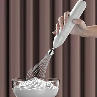 Mini Handlicher Elektrischer Eieraufschläger Wiederaufladbar Müheloser Eierschläger Kabelloser Kaffee-Milchaufschäumer Sahne
