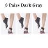 Half Toe Five-finger Yoga Socks Dot Glue Women's Non-slip Pilates Ankle Sports Socks Fitness Ballet Split Yoga Socks 3 Pairs
