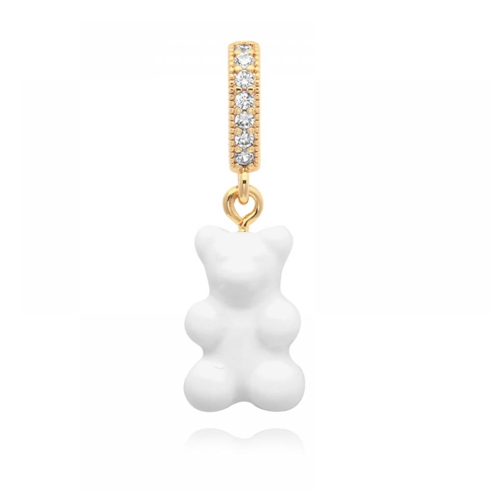 Nostalgia Bear Powder Pave Connector