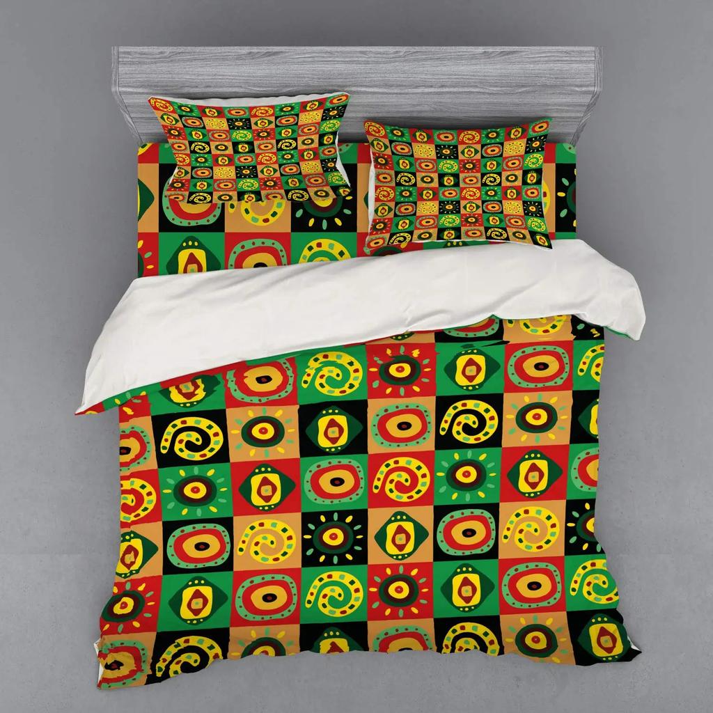 Egyptian Themed Duvet Cover Sets For Teens Adults Quilt Covers Lightweight Down Room Decor 2 Pillowcases 1 Duvet Cover No Quilt