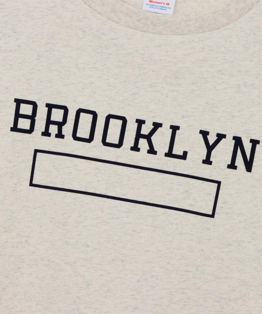 Champion Women'S New York Lettering Short Sleeve T-Shirt Oatmeal