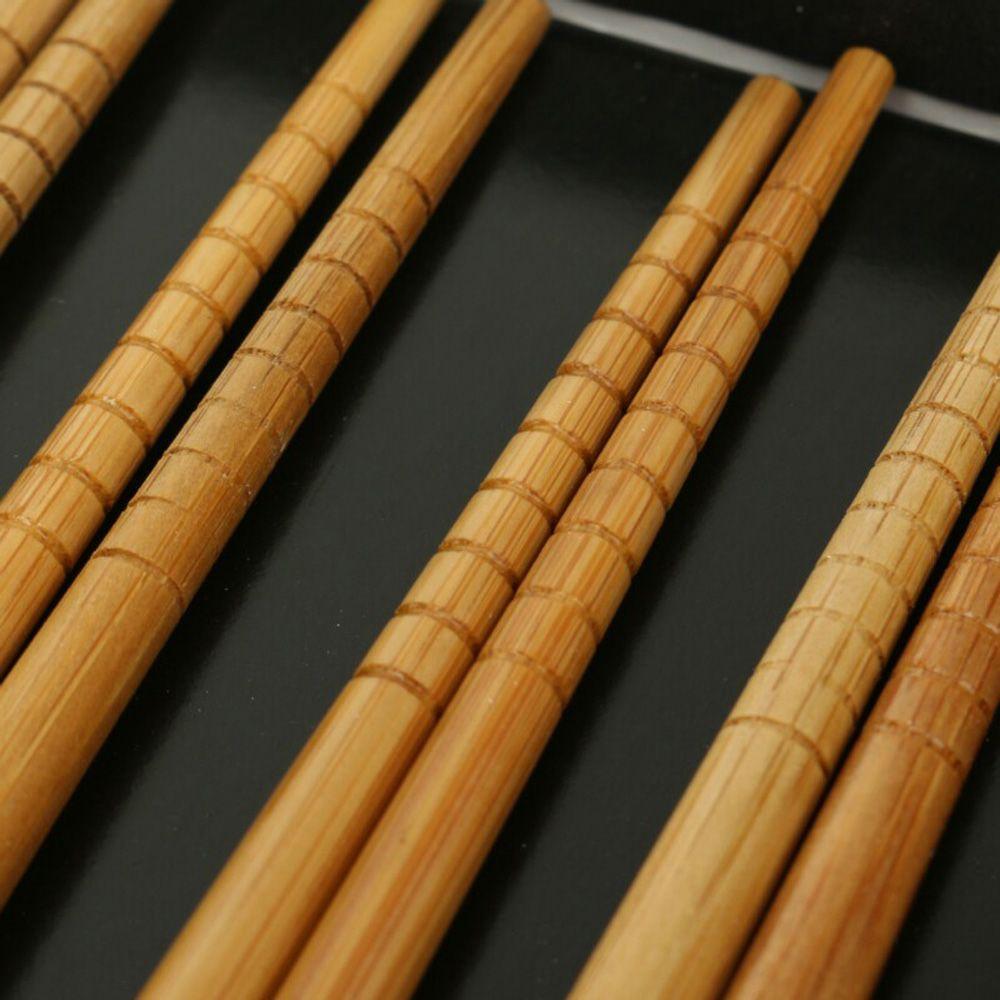 Gift Family Household Japanese Style Kitchen Bamboo Chopsticks Sushi Utensils Tableware Dinnerware