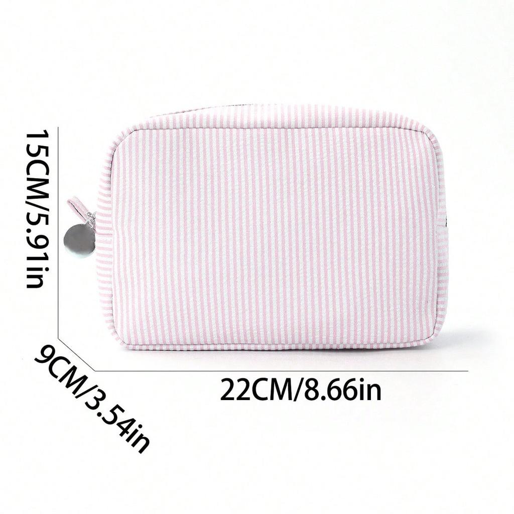 Cosmetic Bag Striped Portable Storage Bag Popular Travel Storage Bag