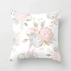 Fashion Garden Flower Pattern Pillowcase Office Car Cushion Cover Living Room Bedroom Sofa Decorative Pillowcase 45*45Cm