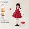 JELLYBABY Girls' Sweet Bow Princess Dress