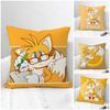 Game Tails Cushion Cover Natural Linen Pillowcase Set AllinOne Decor for Sofa Bedroom  Chair