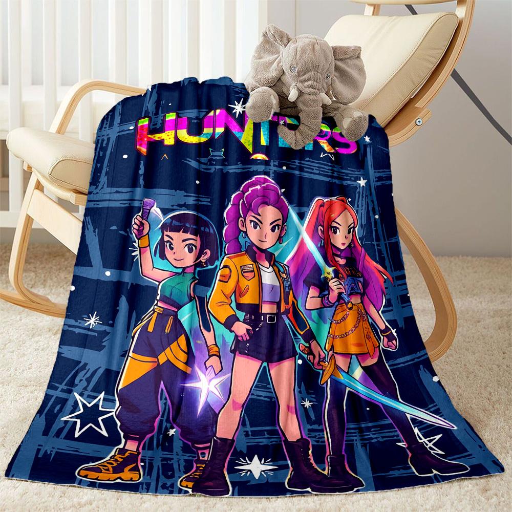 Space Adventure Trio Blanket Durable Comfort Suitable for Livingroom Office Seaside for All Seasons Playful Design