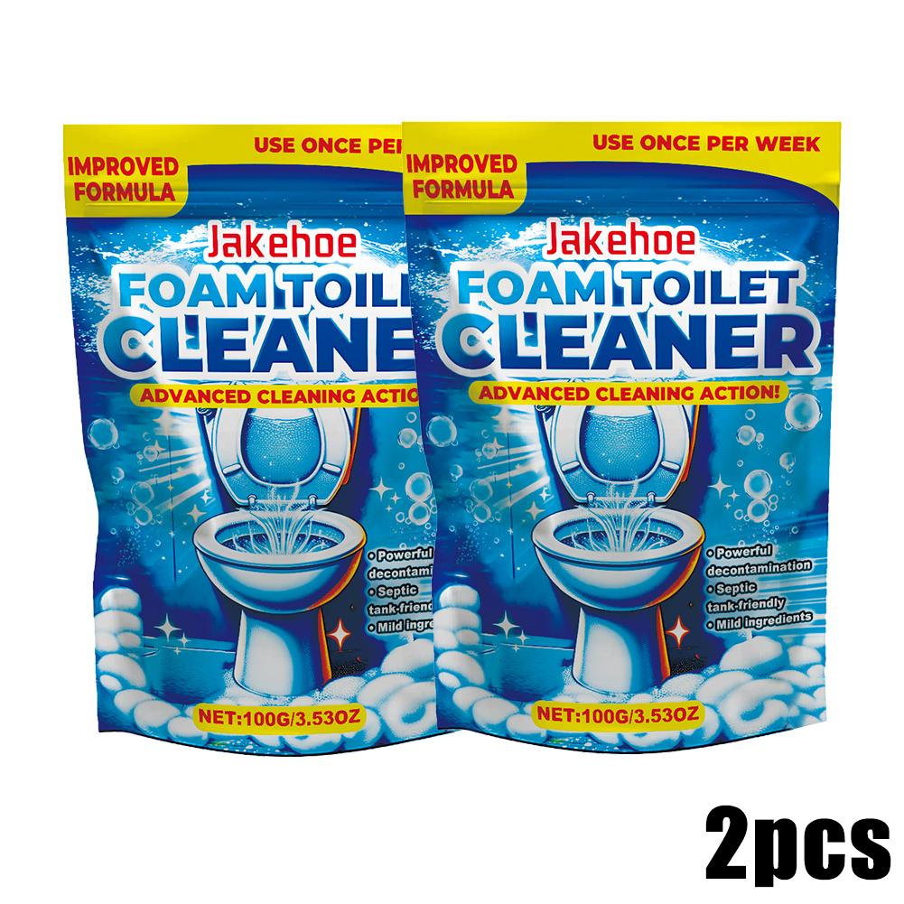 1/2/3PCS Foam Toilet Bowl Cleaning Powder Toilet Cleaner Stubborn Limescale Cleansing Powder Household Deodorization Cleaning