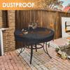 Outdoor Round Table Cover - Waterproof Anti-UV Round Patio Table Cover - Fits Round Outdoor Table Up To 58-60 Inch