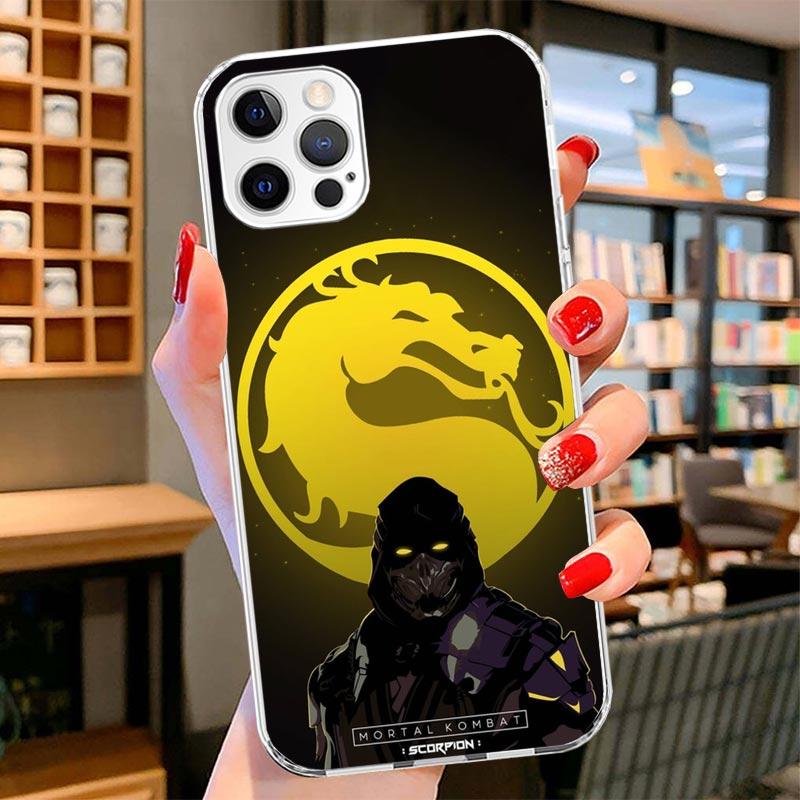 

Scorpion Zero Sub Mortal Kombat Cover Phone Case For iPhone 16 17 Air 15 14 Pro Max 16E Phone Case 13 Mini 12 11 7 SE 8 Print Pa iPhone 16