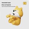 Puppy Electric Fan Cup-Mounted Mini Fan - Portable USB Desk Fan for Laptop, Office, Personal Space, Noodles Water Cooling Gift