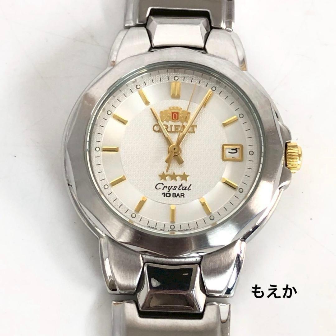 ORIENT Orient Crystal 3STAR Automatic Silver Dial Men s Watch Working Product Genuine Product
