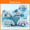 Figura de Cachorro Pudim Corgi de Jade com Tema de Verão Brinquedo de Patch Diy 7cm Material Pvc
