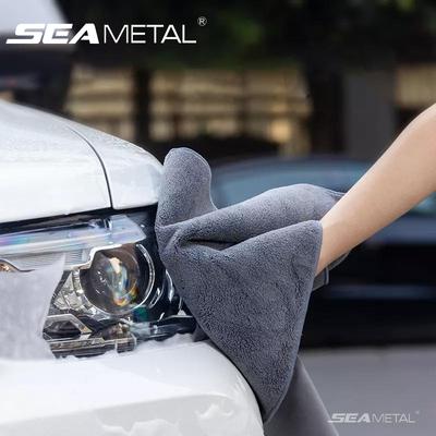 500GSM Car Wash Towel Double-sided Suede Strong Absorbent Car Cleaning Cloth