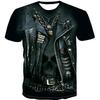 3D Digital Printing Men's Short Sleeve T-Shirt Summer Street Casual Crew Neck T-Shirt