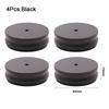 1/4Pcs Solid Full Aluminum Aluminum Isolation Feet Machined Design Speaker Cone Base  Audio AMP Use
