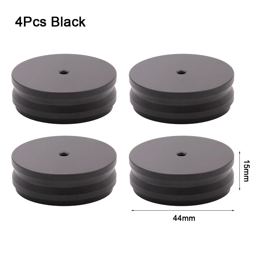 1/4Pcs Solid Full Aluminum Aluminum Isolation Feet Machined Design Speaker Cone Base  Audio AMP Use