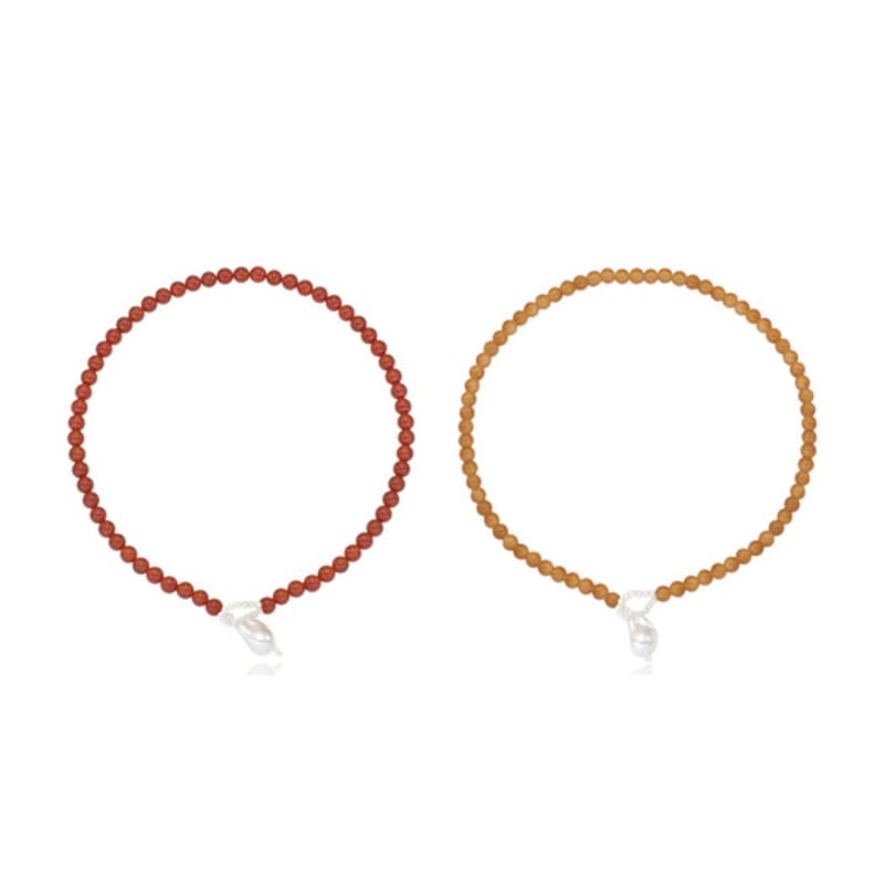 VINTAGE HOLLYWOOD Sienna Baroque Pearl Necklace_VH2579NE006M