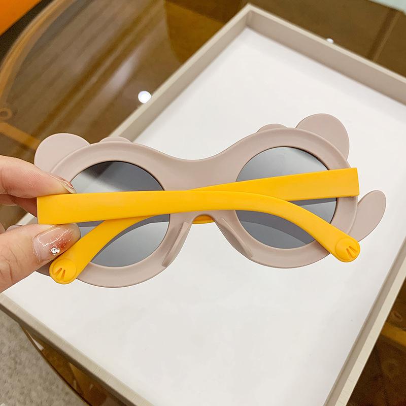 Adorable Creative Cartoon Panda Round Fashion Glasses For Boys Girls Outdoor Sports Party Vacation Travel Supply Photo Prop