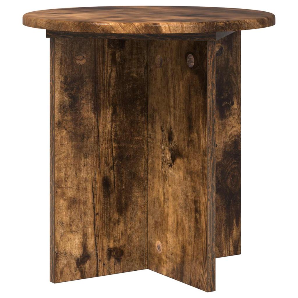 Plant Stand 2 pcs Smoked Oak 40 x 40 x 40 cm