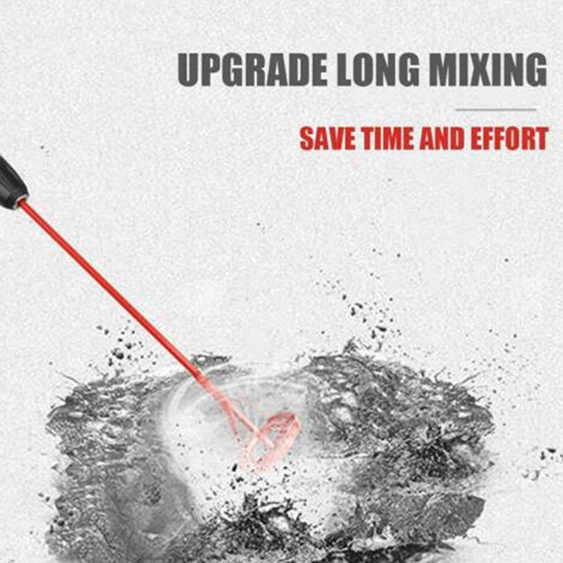 Hexagon Shaft Plaster Mud Mixer Handheld Paint Cement Putty Powder Mixing Tool For Grouting Mortar