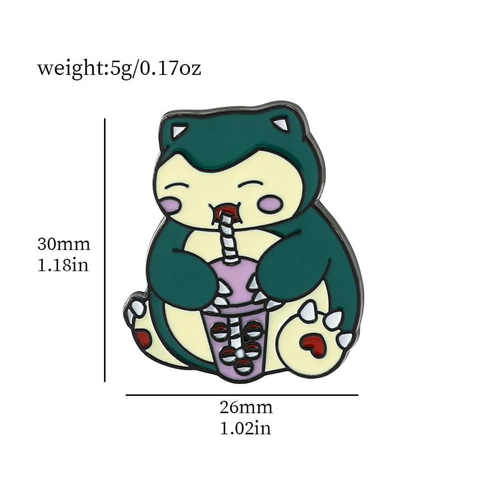 Cartoon Creative Funny Pokemon Metal Badge Ghost Venom Pocket Elf Magic Pin