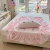 New Style Fitted Sheet Single Piece Embroidered Design Fitted Sheet Cover All-inclusive Non-slip Sheets Dormitory Single Fitted Sheet