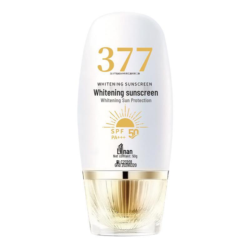 SPF50+ Waterproof Sweatproof UV Protection Long-lasting Whitening 3-in-1 Sunscreen Cream 377 Whitening Sunscreen 50g