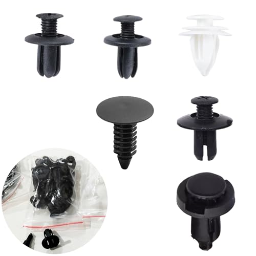 

PrimeBlis Автомобильные пистоны Нейлоновые клипсы бампера Клипсы крышки бампера Выжимные пистоны Фиксирующие клипсы Бампер для Nissan/Mitsubishi/Suzuki/Honda/Daihatsu