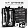 115-in-1 Magnetischer Schraubendreher-Satz Präzisions-Torx-Demontagewerkzeuge