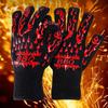 1/2Pcs Non Slip Silicone Oven Gloves Bbq Gloves Fireproof Heat Resistant Cut Resistant Mitts Kitchen Gloves For Barbecue Cooking