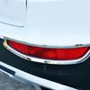 Car Detector ABS Chrome Cover Trim Back Tail Rear Fog Light Lamp Frame Stick 2PCs For Chery Tiggo 5 Tiggo5 2014 2015 2016 2017