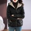 Padded Jacket Women's Short Winter Jacket Slim-fit Hooded Padded Jacket Warm Padded Jacket