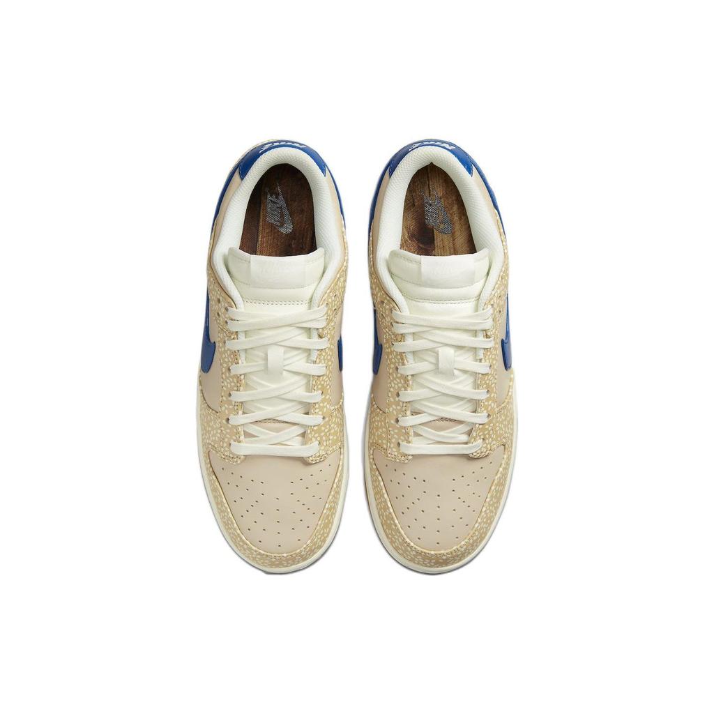 Nike Dunk Low Premium Montreal Bagel Sesame Unisex Sneakers Tan Blue-Jay Sail DZ4853-200