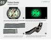 Outdoor Diving Wristwatch with Luminous Compass and Strong Magnetic Features