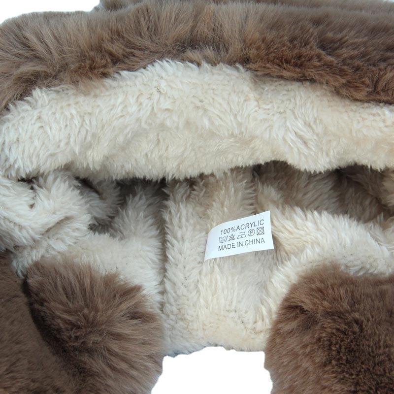 Freesh čepice Stejná čepice Dámské pletení Vlna Plus Velvet Thermal Lei Feng Cap Korejská kožešina Ball Klobouk do uší