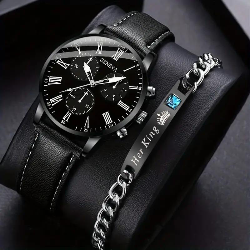EN Trend Men s Belt Watch Men s Simple Business Watch Men s Suit Men s
