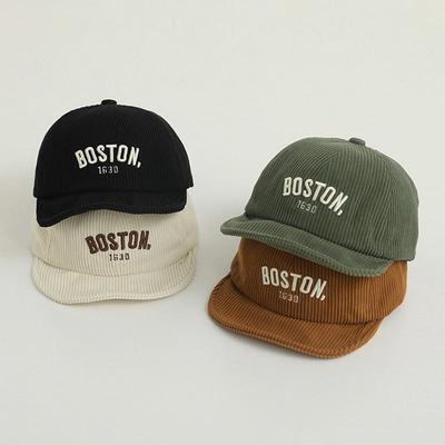 Μπέιζμπολ Καπέλο Μωρού Μονόχρωμο με Γράμμα Χειμερινό Ζεστό Κορδούρο Παιδικό Καπέλο με Γείσο Κορεατικό Μαλακό Γείσο Ρυθμιζόμενο Νήπιο Αγόρι Κορίτσι Καπέλα Ήλιου