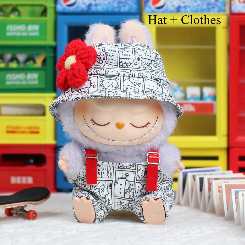 New Toy Labub Doll Clothes Pendant Fashion Mini Cartoonist Doll Clothes