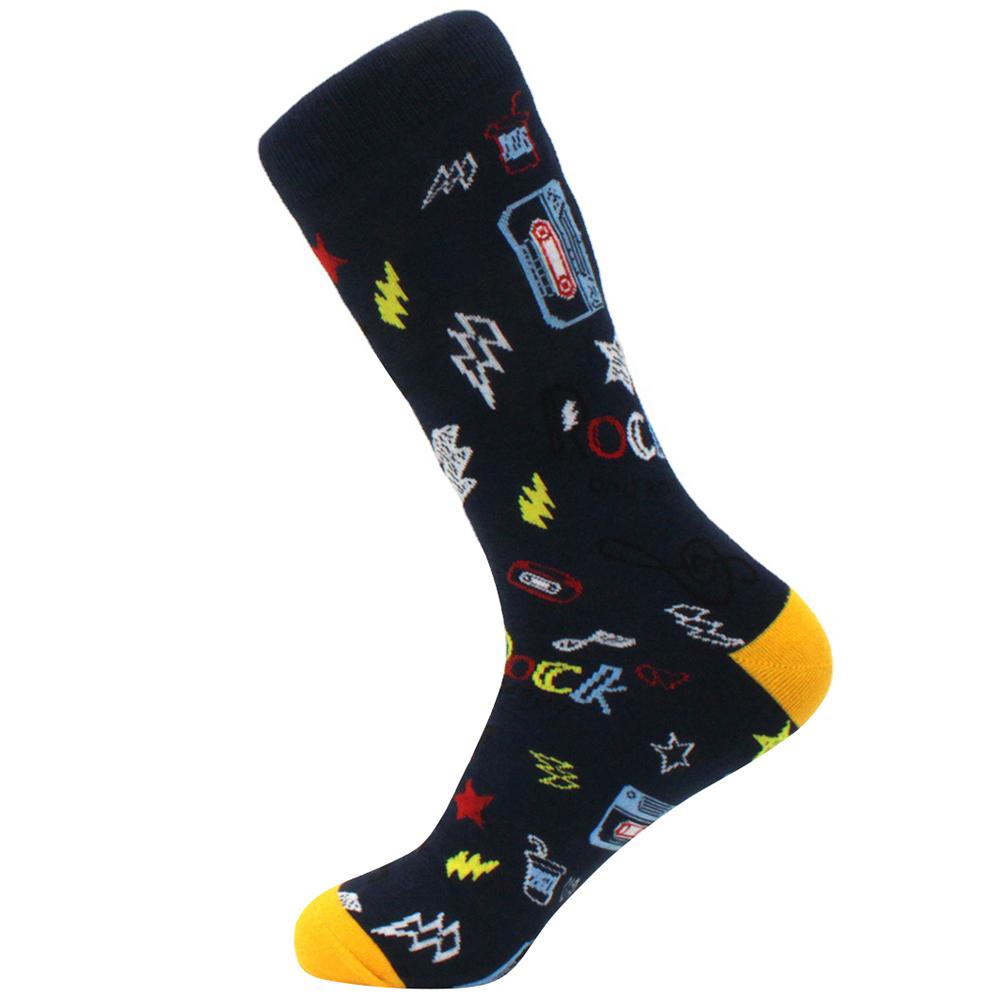 Calcetines de invierno coloridos para hombre algodón peinado suave de llevar cálidos Divertidos Felices hombre mujer calcetines largos Calcetines de hombre vestido de negocios