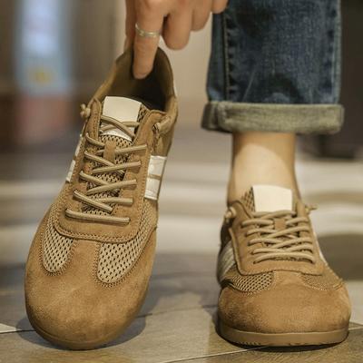 2025 Spring Summer Retro Style Skate Shoes 39-44 Vintage Breathable Running Sneakers Men Mesh Casual Shoes with Air Cushion
