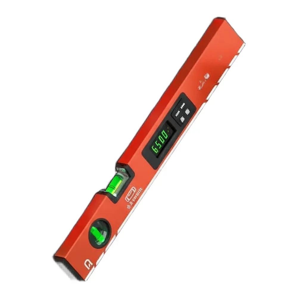 LED Display Digital Level with Magnetic Feature High Precision Angle and Percentage Measurement Aluminum Alloy Body 400mm