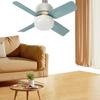 Dimmable E27 Socket Ceiling Fan with Lights Wireless Fans Lighting  Office Garage Restaurant