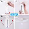 LED Bulb E27 220V Industrial Adjustable Foldable Fan Blade Light SMD2835 Home Decor Lamp Workshop Garage Lighting 30W 45W 60W