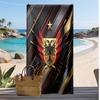 Belgium Football Print Beach Towel Quick Dry Super Absorbent Soft Bath Towel for Swimming Beach Travel Fan Souvenir Gift