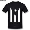 Unisexs Puerto Rico Flag1  Cotton Prints Casual Short Sleeve Tshirt Cheap Crew Neck Unisexs Top Tee Round Neck Clothes Sbz8503